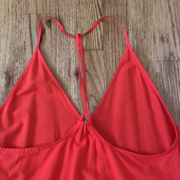 Free People, halter dress, orange, size XS - Picture 3 of 3